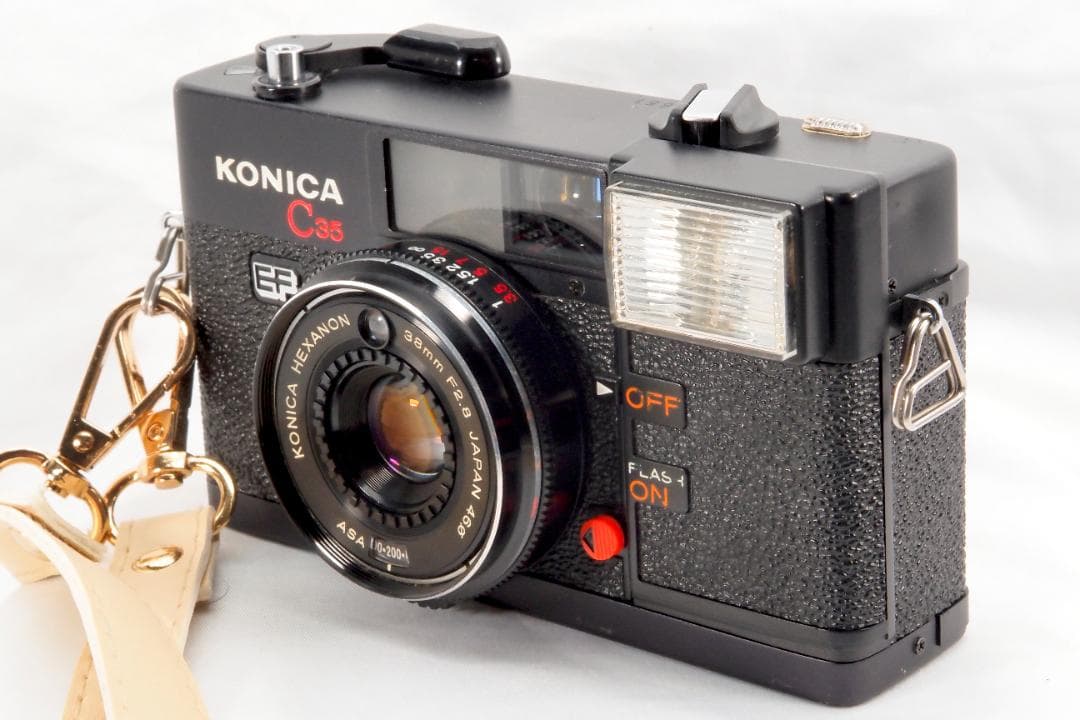 Konica C35 EF 分解整備済 正常動作 ストロボ発光 保証付き 651