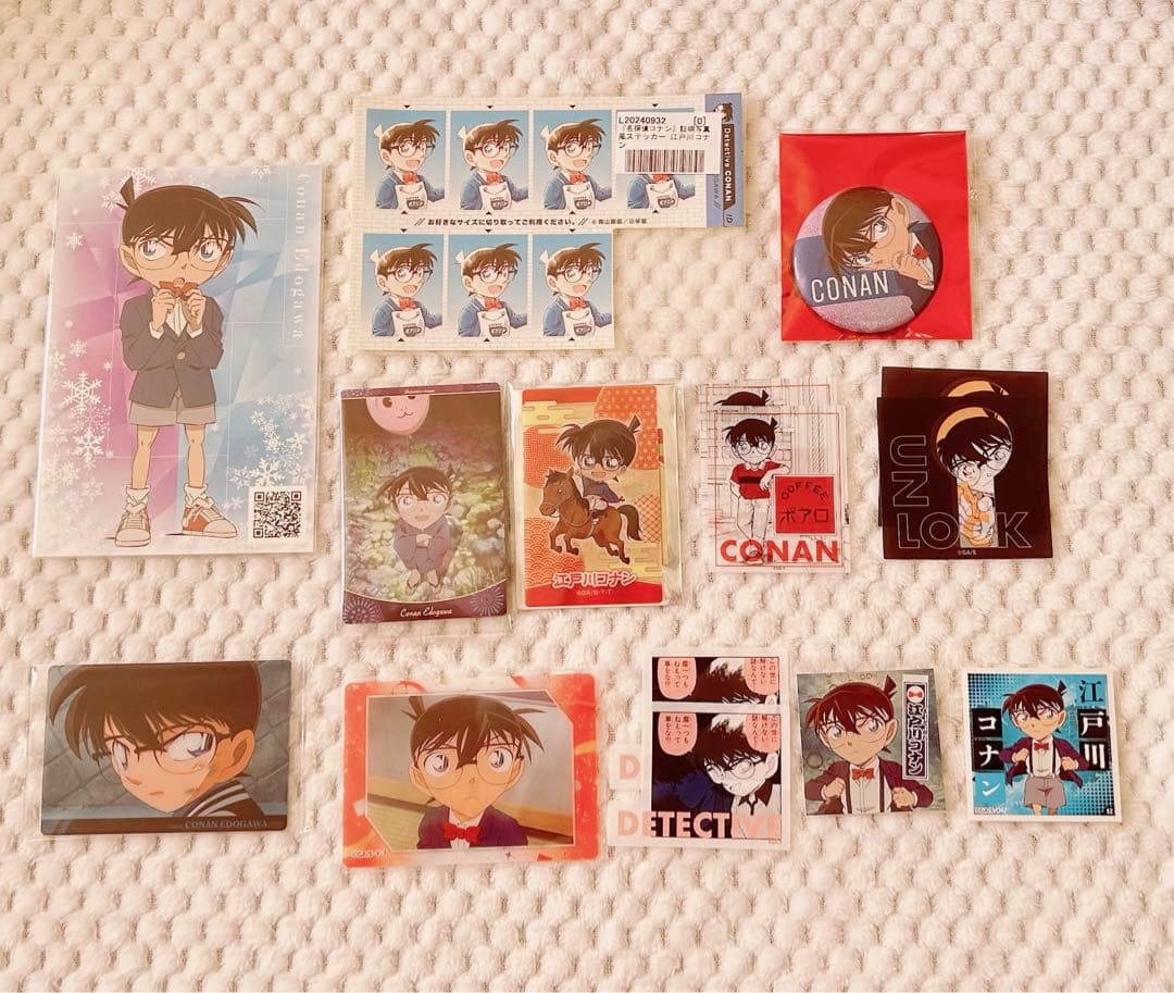 江戸川コナン、灰原哀、毛利蘭、工藤新一、怪盗キッド、赤井秀一　グッズバラ売り