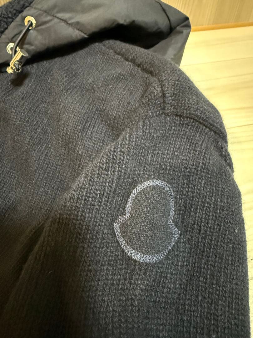 よ*。様 MONCLERウールニットジップアップパーカー 9B00016 778