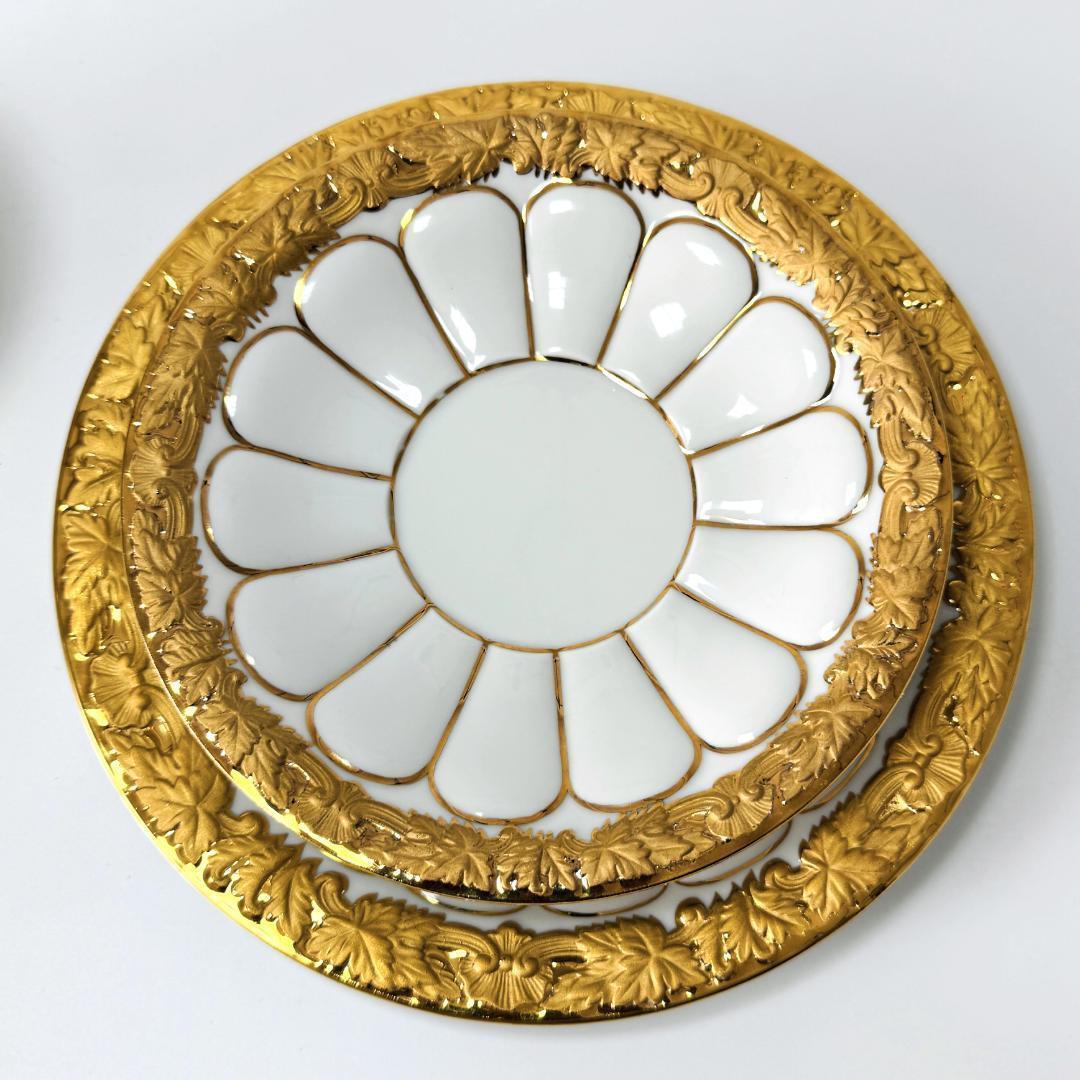 ★マイセン★1級品/Xフォーム/カップ＆ソーサ/デザート皿/グランツゴールド