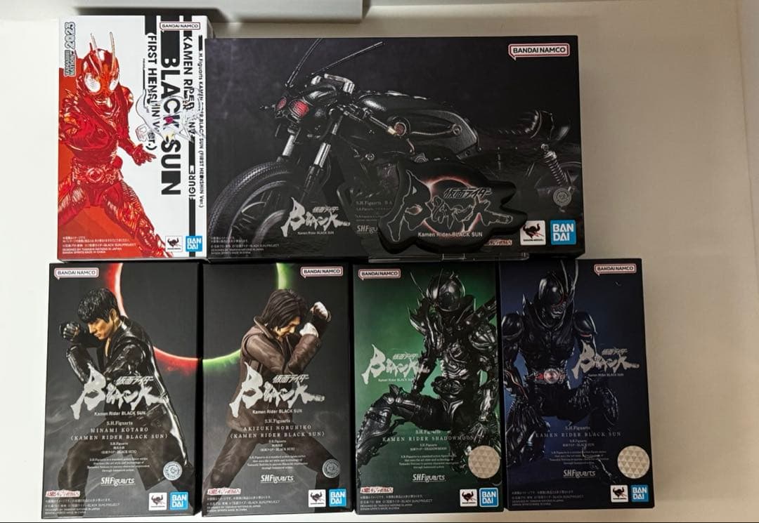 S.H.Figuarts BLACKSUN SHADOWMOON セット
