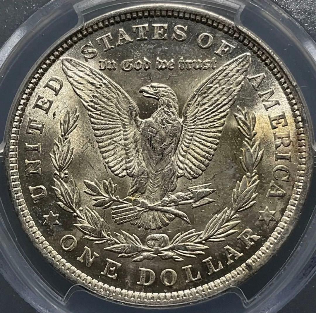 【本物保証】1921年銘　アメリカ　モルガンダラー　MS64 銀貨　高評価