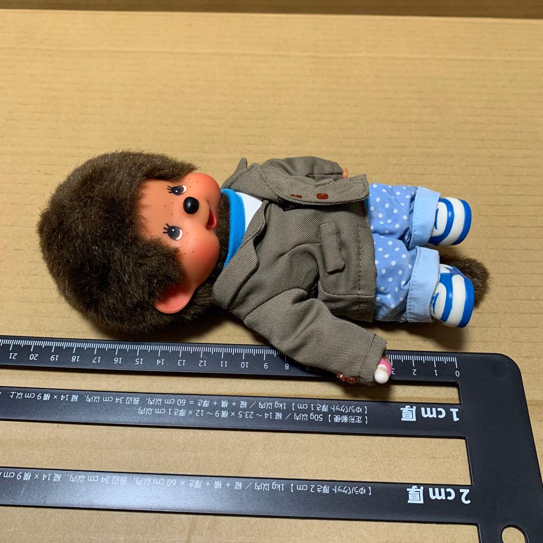 【希少】モンチッチ　男の子　ジャケット　UFO Tシャツ　水玉ズボン　シューズ