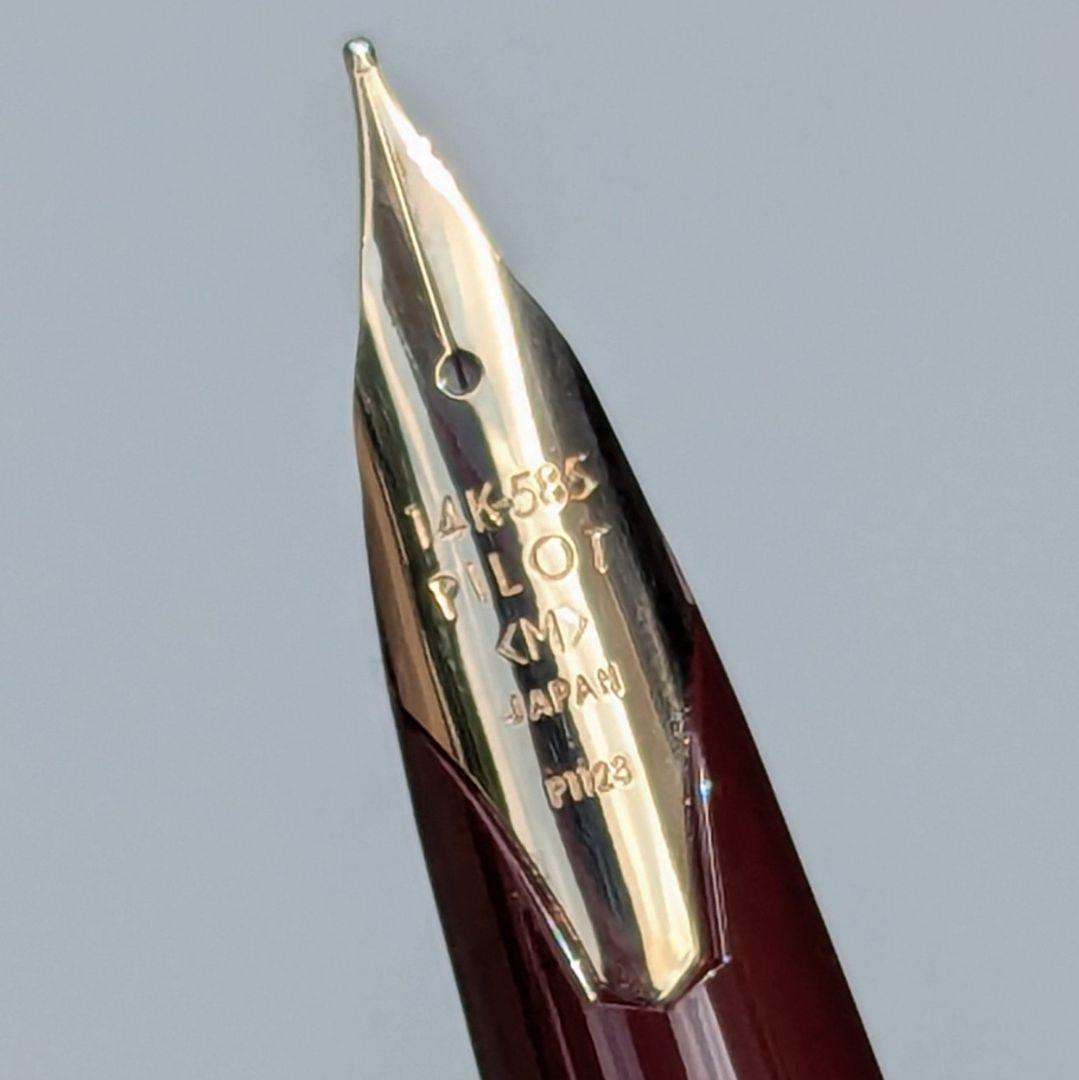 L*H様 PILOT 万年筆 14K エリート95S ディープレッド Ｍ 中古美