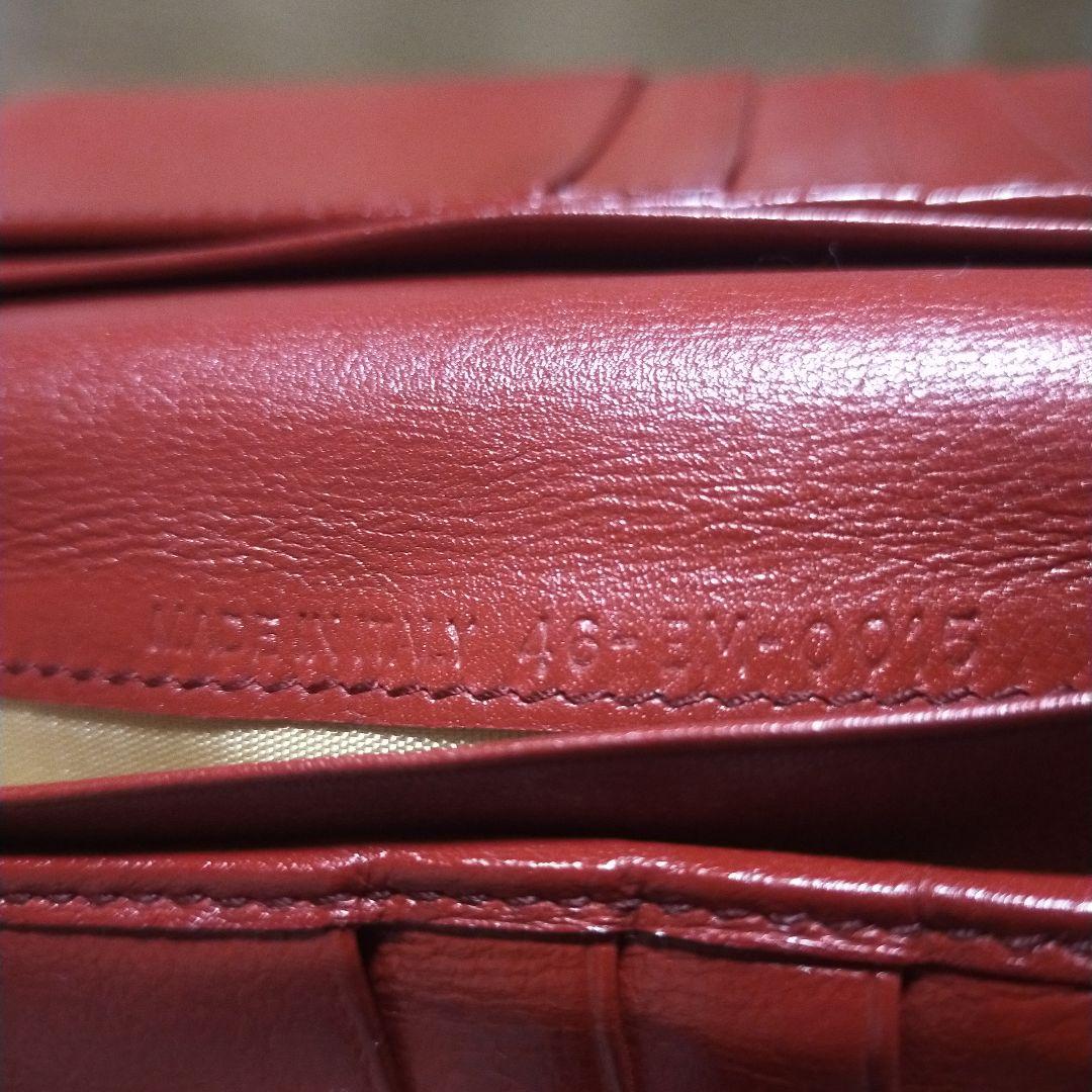 Christian Dior Dチャームイタリア製 二つ折り長財布