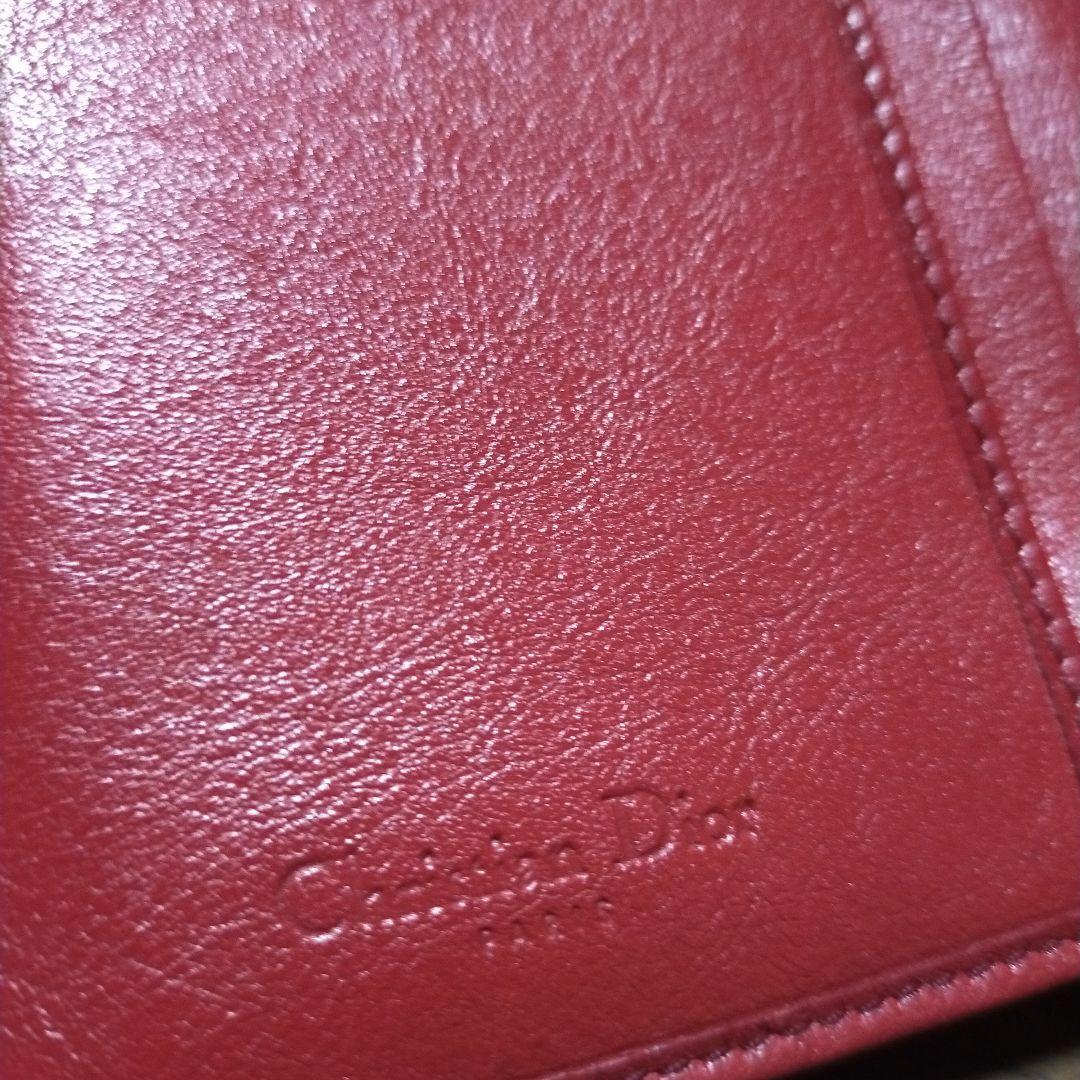 Christian Dior Dチャームイタリア製 二つ折り長財布