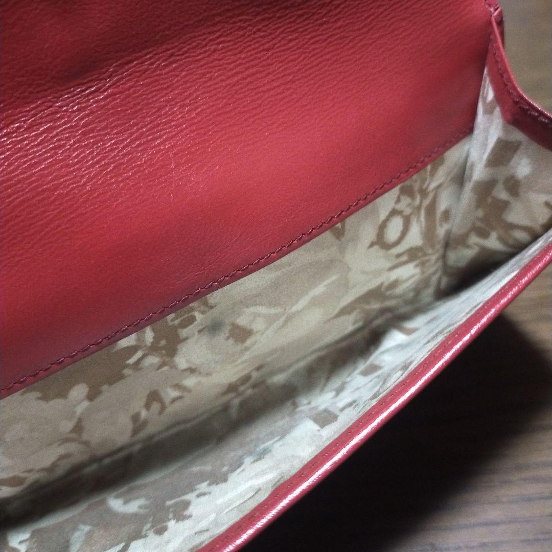 Christian Dior Dチャームイタリア製 二つ折り長財布