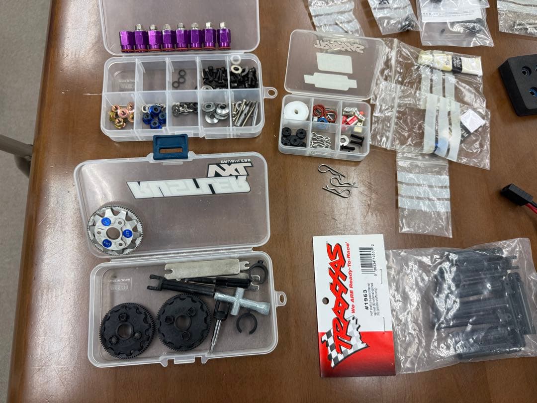 traxxasトラクサスRUSTLERvxlブラシレス2台パーツ多数アルミパーツ