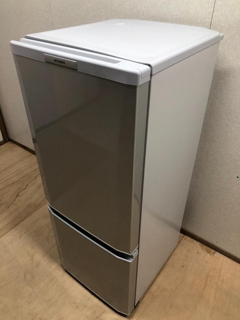 送料無料 三菱 冷蔵庫 MR-P15S-S 146L 動作良好 1028-1