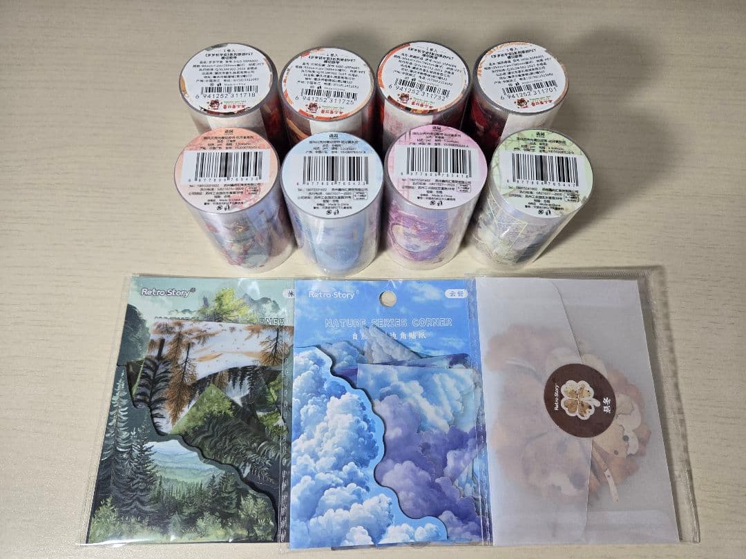 も*も様 海外マステ　コラージュ素材　人物ステッカー　まとめ売り　おまけマステ大