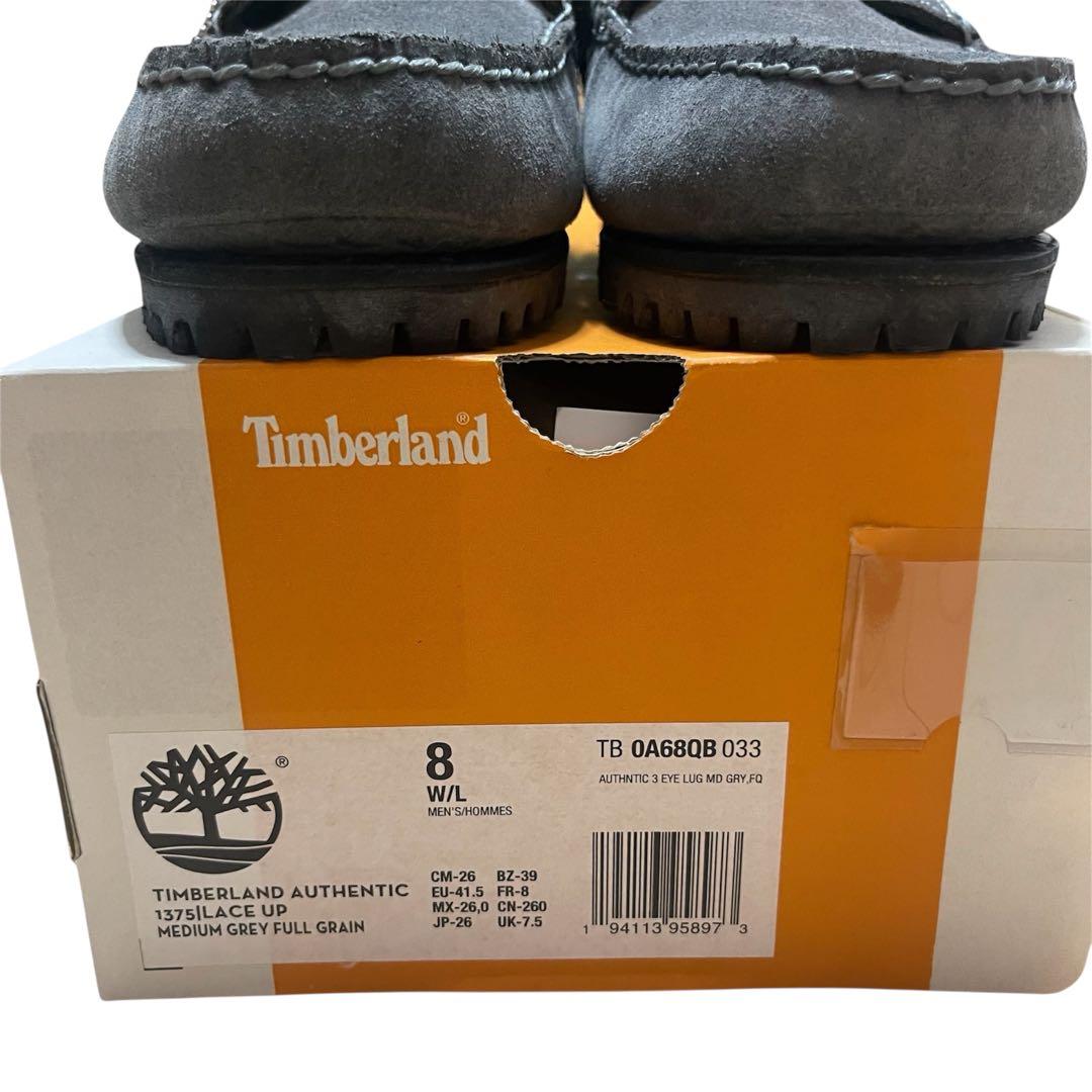 Timberland 3EYE LUG アローズ 別注 グレースエード 26cm