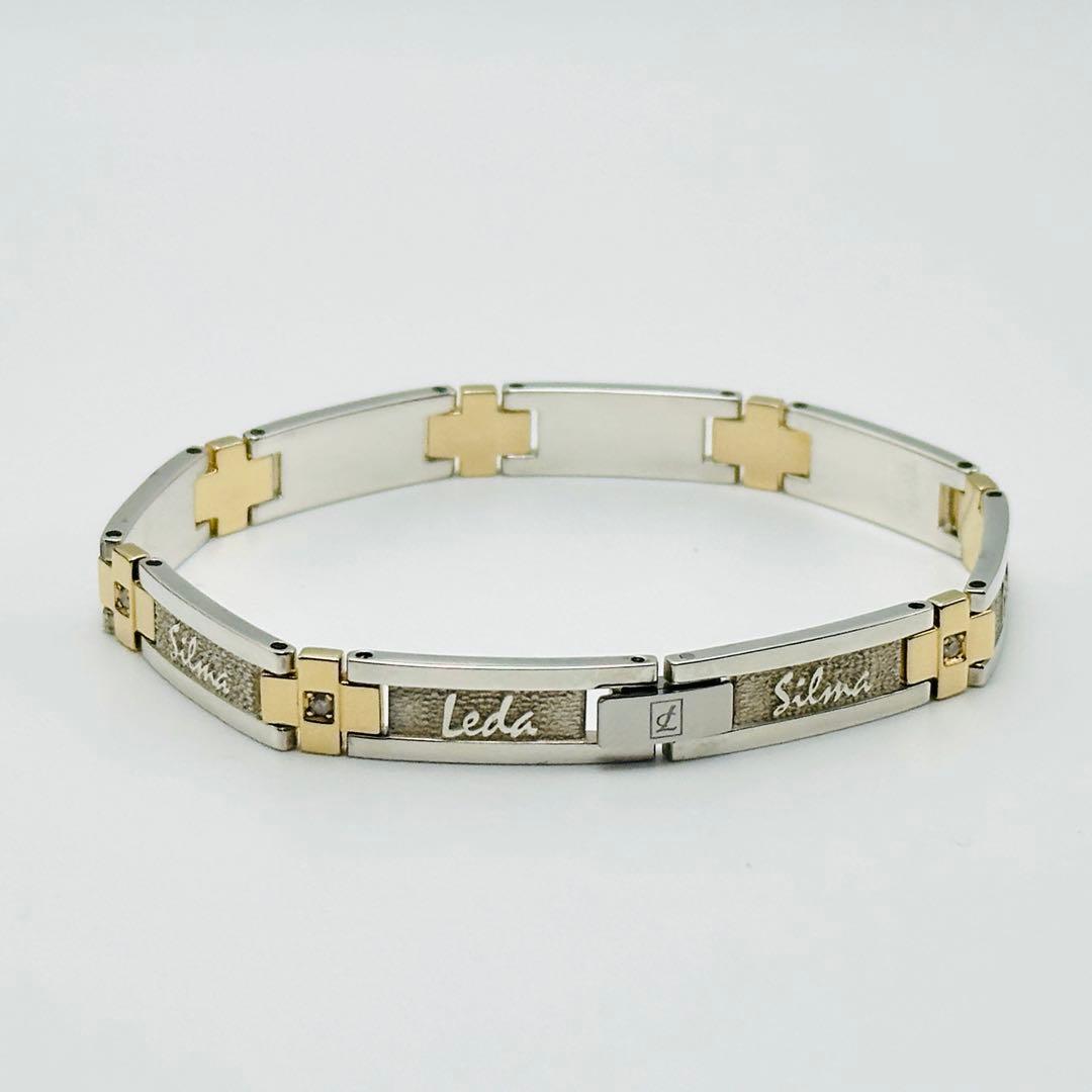 レダシルマ　Tennis combi ブレスレット　k10 シルバー ダイヤ