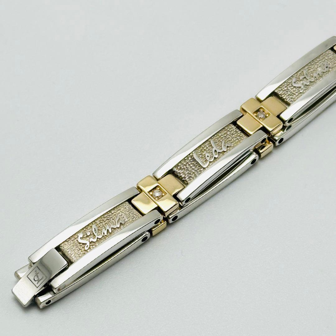 レダシルマ　Tennis combi ブレスレット　k10 シルバー ダイヤ