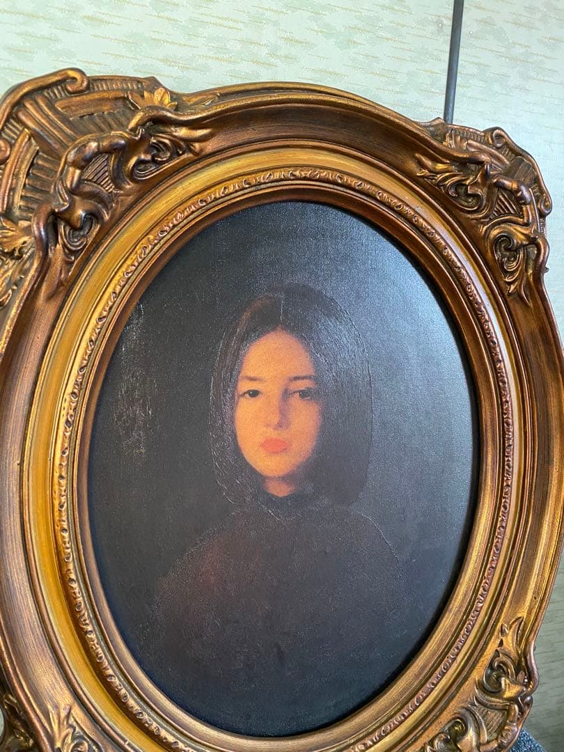 ルーマニア美術館展　ニコラエ　グリゴレスク　マリア・ナクの肖像　複製画