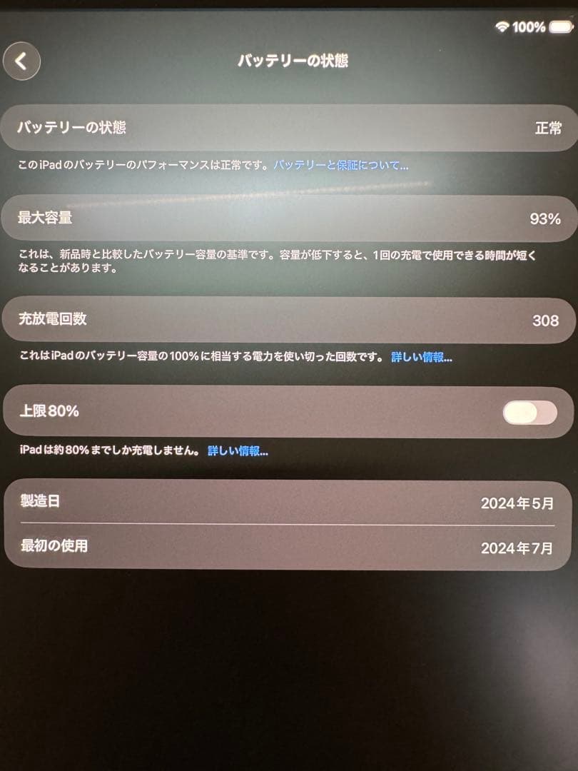 iPad Pro M4 13 1TB Wi-Fi + Cellular ナノテク