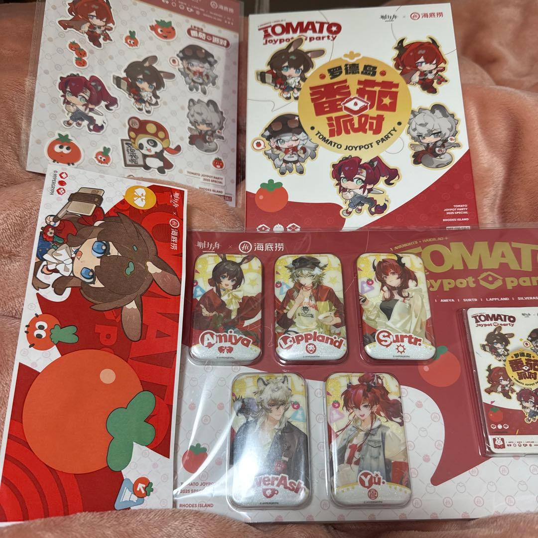 明日方舟 アークナイツ 海底捞 缶バッジ　アクリルスタンド　ステッカー　全種類