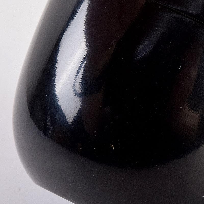 jingo茶道具　黒漆　棗　仕覆付　花押入り時代箱　V　8401