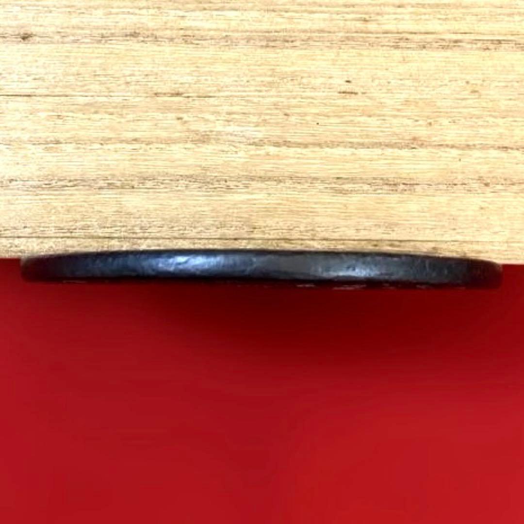 B-74 鍔　『京透し鍔 十二支文字透しの図』　武具　刀装具　骨董品　工芸品