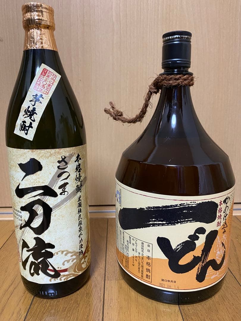 一どん　さつま二刀流　2本セット　本格焼酎　杜氏の里笠沙　いも焼酎　いっどん