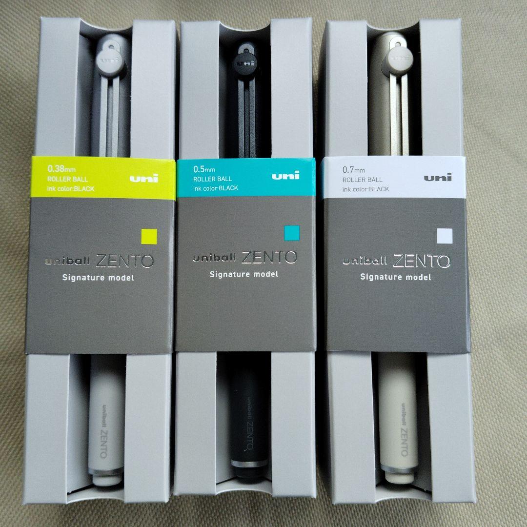 【3色】uniball ZENTO ユニボールゼント シグニチャーモデル 3本