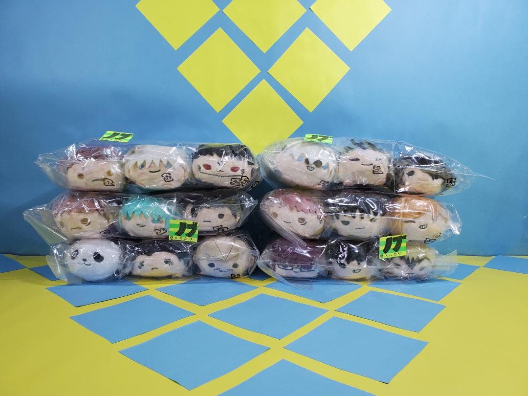 芥見下々 呪術廻戦展 のるキャラマスコット 3体セット 全18種 コンプリート⑥