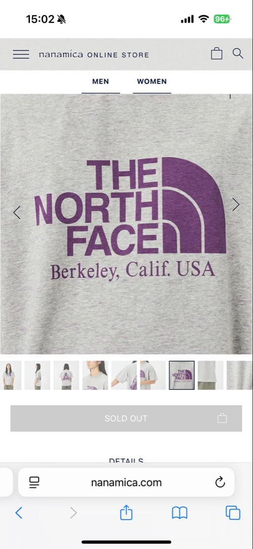 トップス PALACE x The North Face Purple Label L