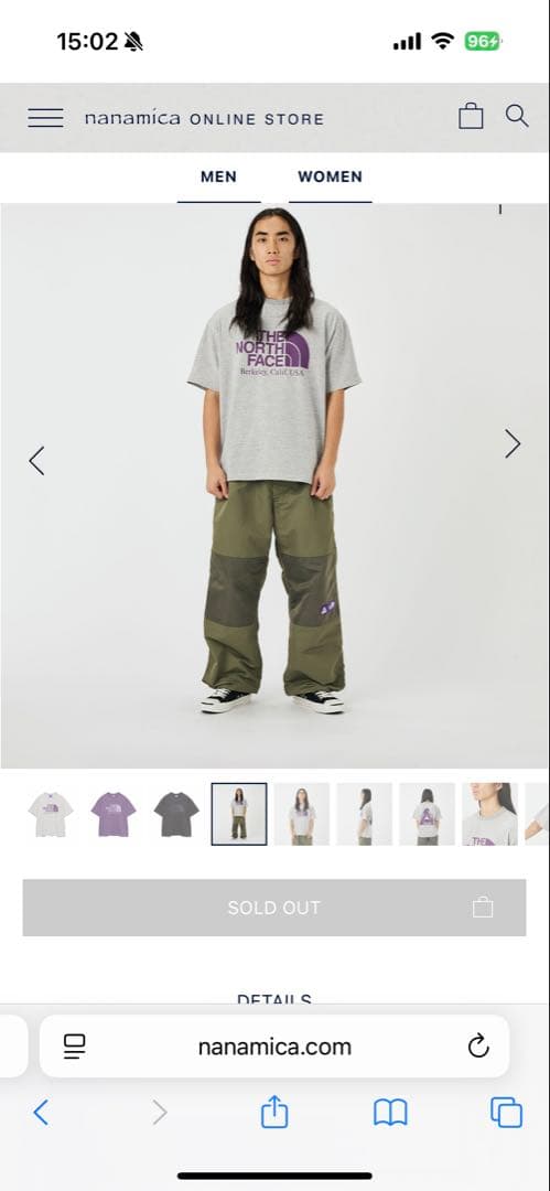 トップス PALACE x The North Face Purple Label L