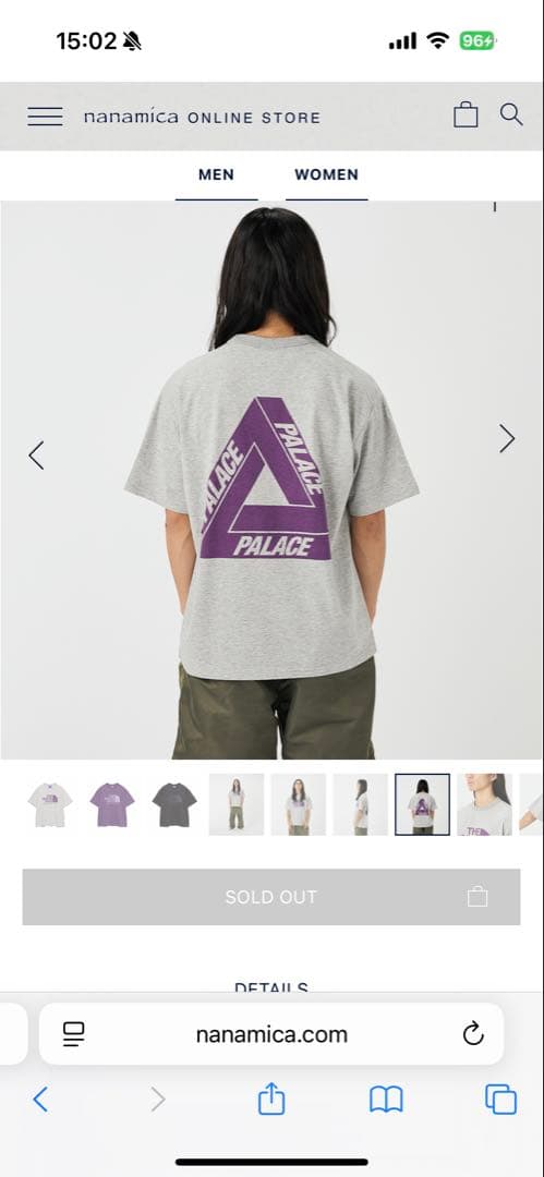 トップス PALACE x The North Face Purple Label L