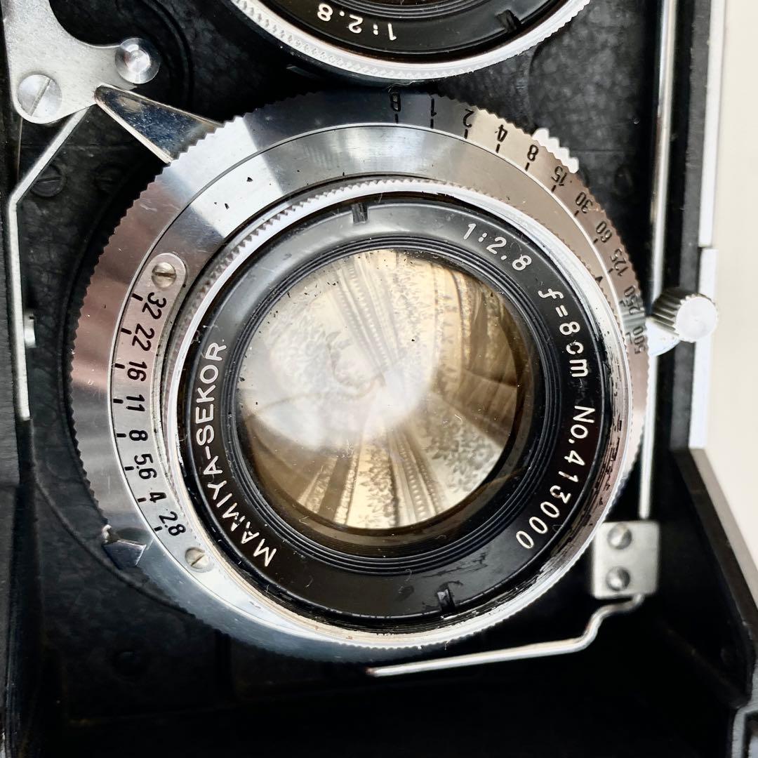 ジャンクマミヤ Mamiyaflex SEKOR 80mm F2.8 二眼カメラ