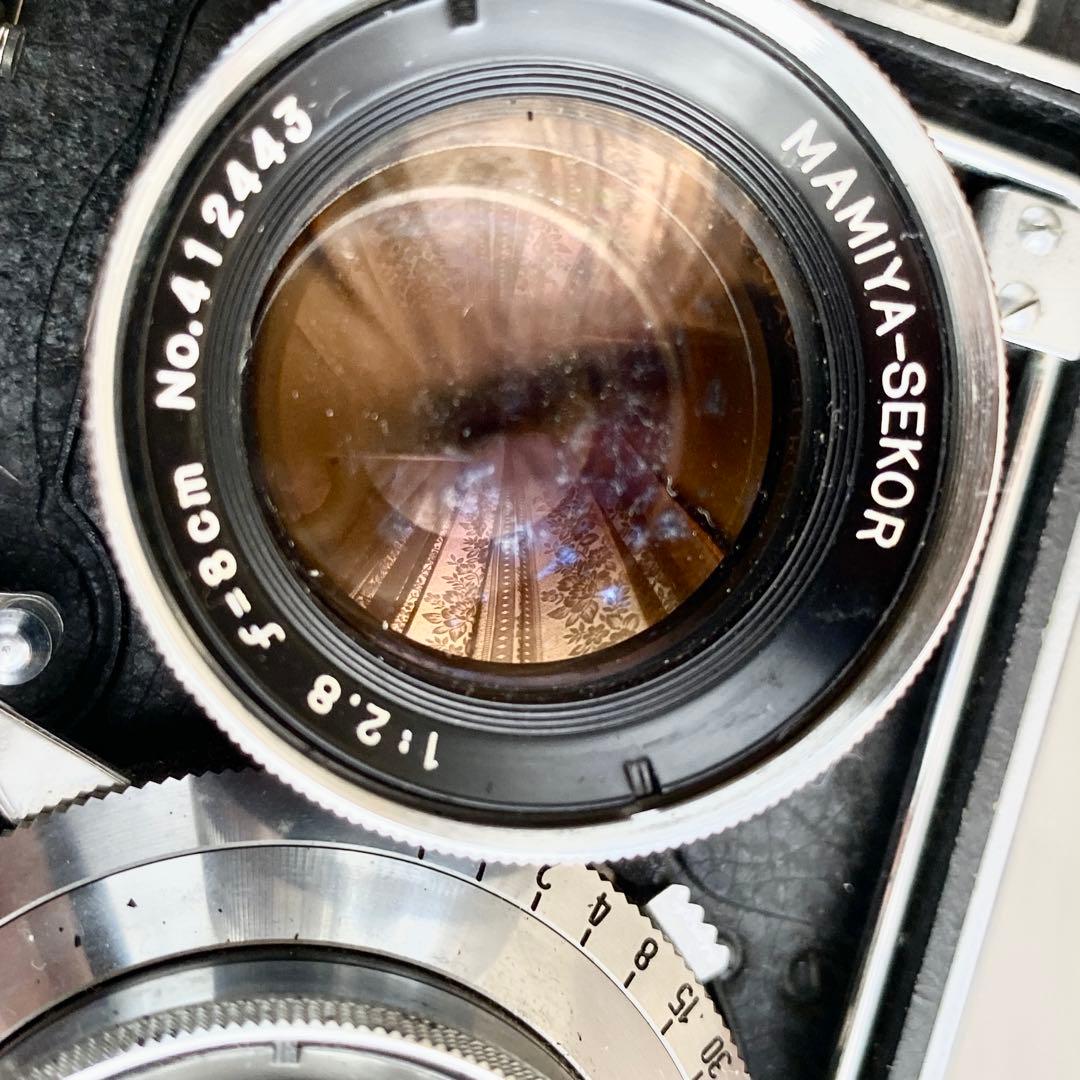 ジャンクマミヤ Mamiyaflex SEKOR 80mm F2.8 二眼カメラ