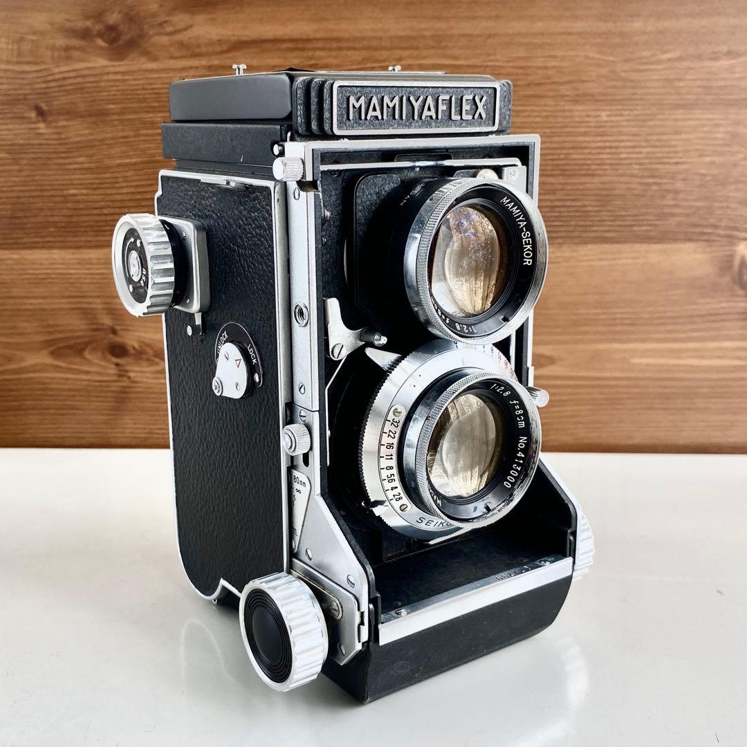 ジャンクマミヤ Mamiyaflex SEKOR 80mm F2.8 二眼カメラ