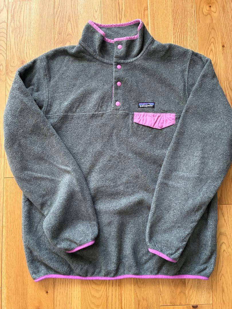 【ふーみん】Patagonia ライトウェイトシンチラスナップT　L