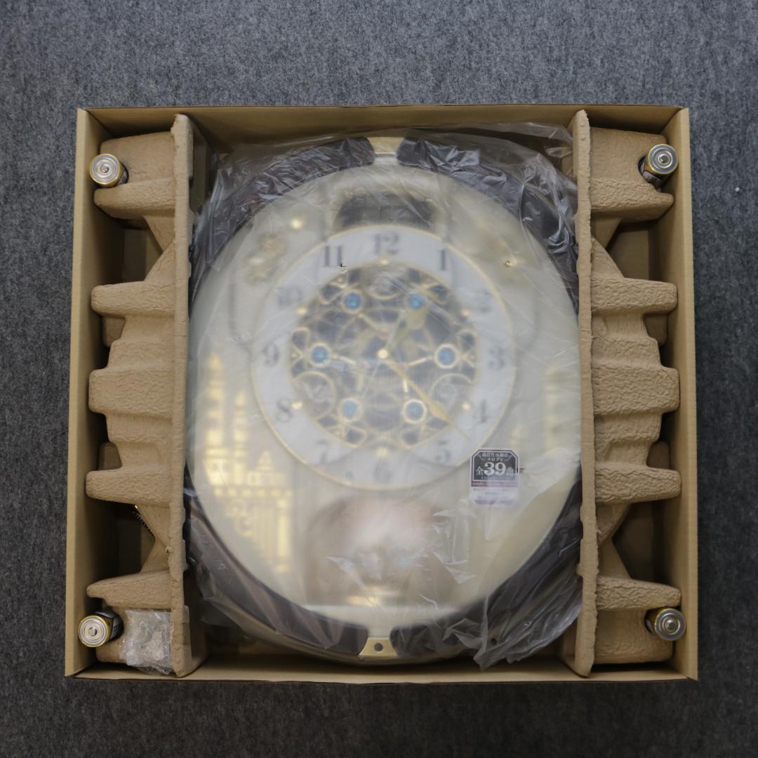 新品・未使用 SEIKO/セイコー からくり時計 RE579B 電波時計