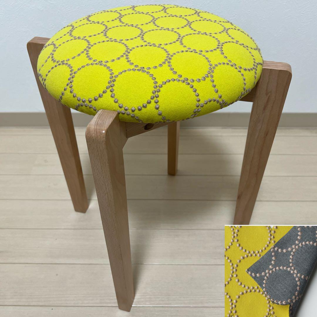 オーダーページ　角脚スツール　２脚