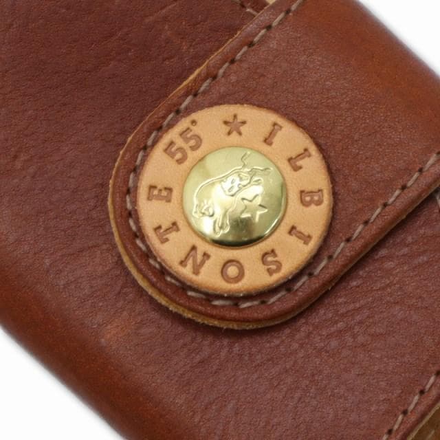 イルビゾンテ 2025AW 55周年 レザー キーケース BROWN(ブラウン)