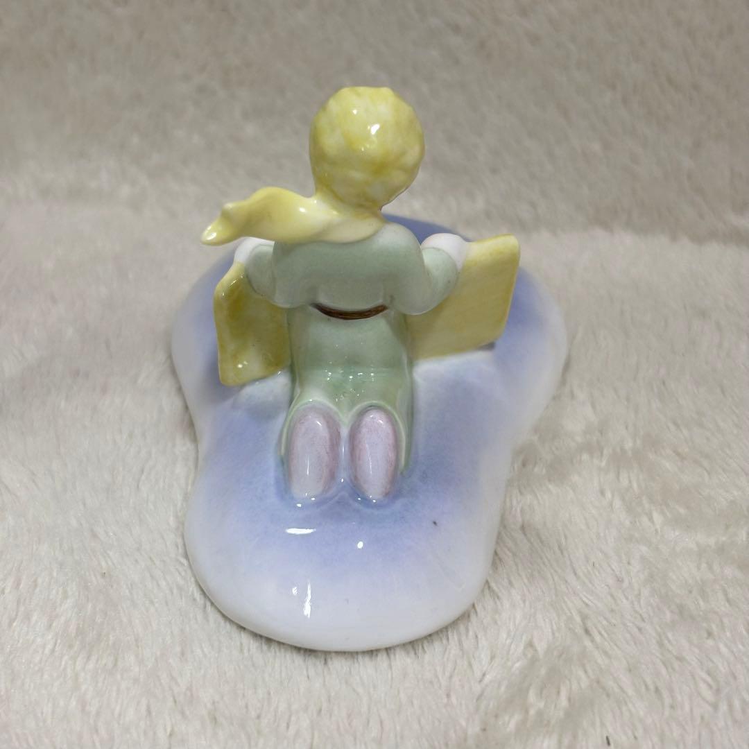 星の王子さま バラと王子さま ボーンチャイナ 新日鉄 フィギュアリン スタチュー
