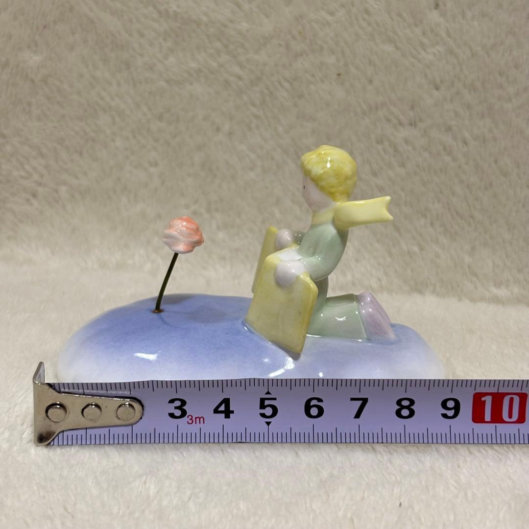 星の王子さま バラと王子さま ボーンチャイナ 新日鉄 フィギュアリン スタチュー