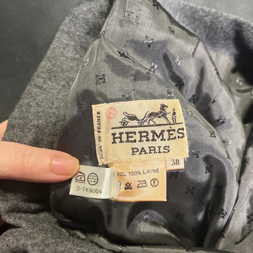 エルメス　ウールスカート