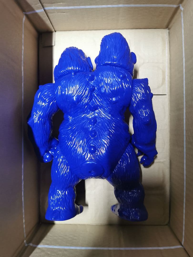 ソフビ Sofubi HxS キングゴリラ獣 BLUE 30CM