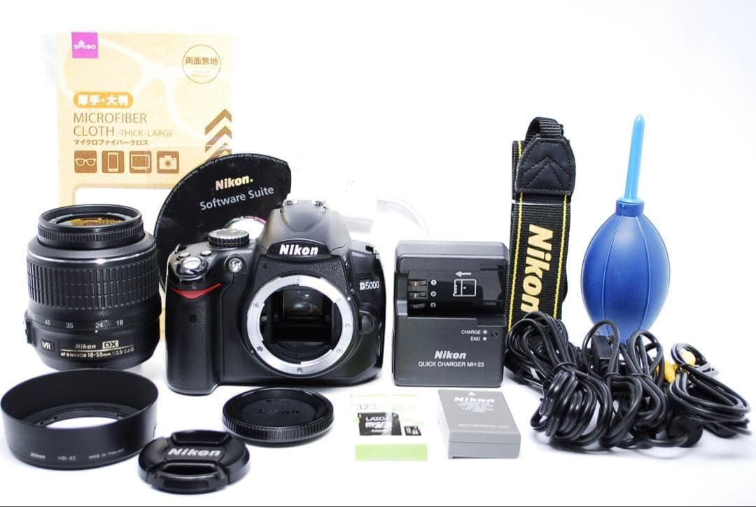 手ぶれ補正レンズ付✨Nikon D5000✨動画撮影可✨一眼レフ✨