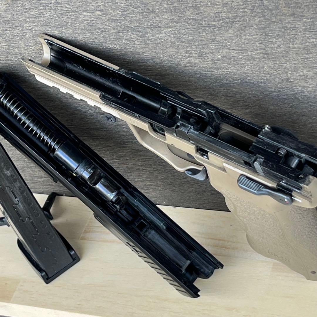 東京マルイ　SCAR-L 次世代電動ガン タンカラー HK45付属共に中古