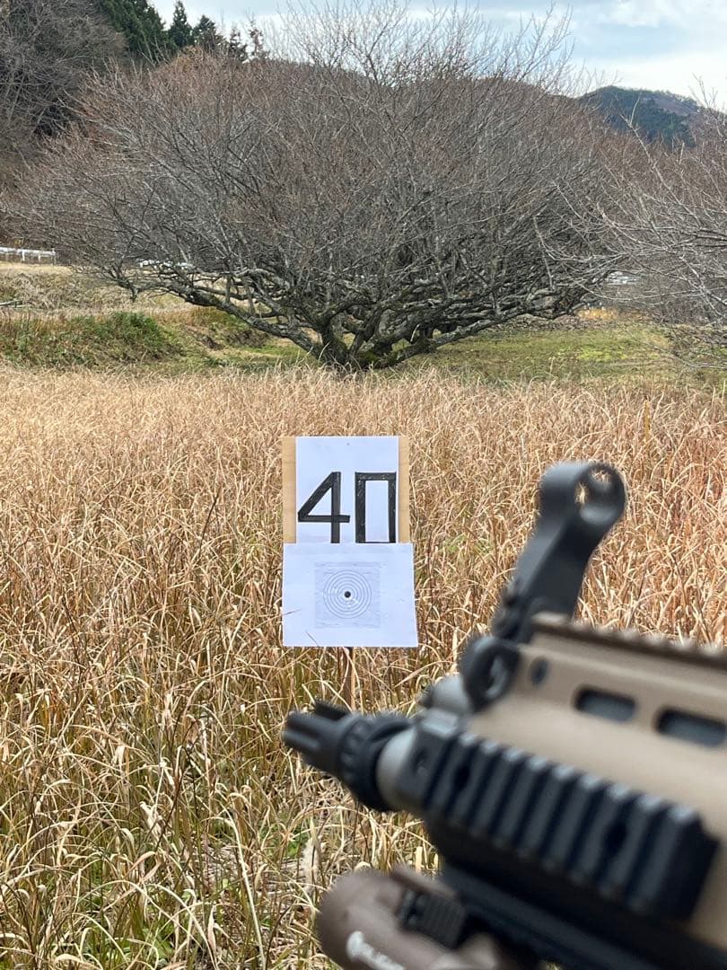 東京マルイ　SCAR-L 次世代電動ガン タンカラー HK45付属共に中古