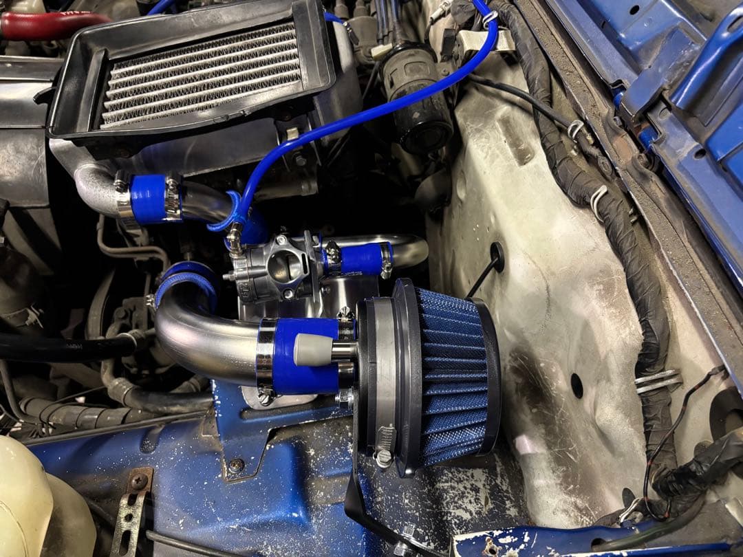 【kenkouappa/ジムニーJA11BLITZサクションインテークシステム】