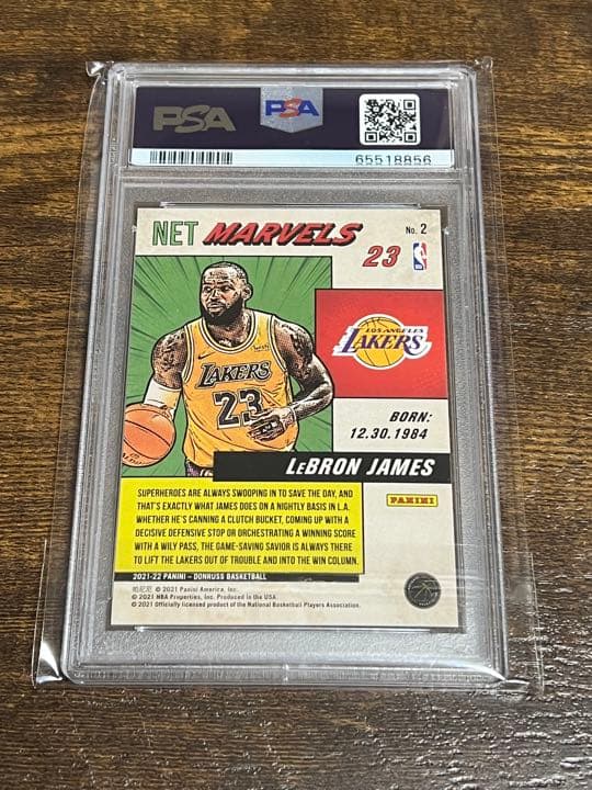 PSA10 2021 ドンラス NET MARVELS レブロン マーベル