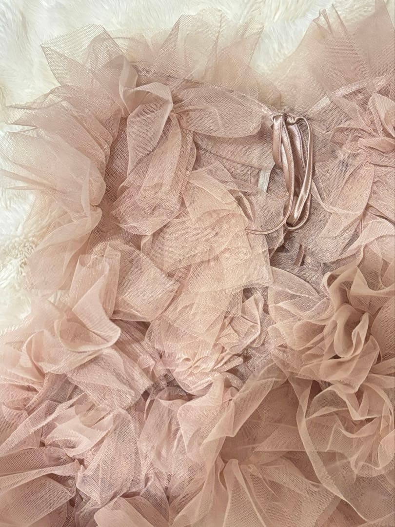 トップス NOTREemor tulle veil tops pink