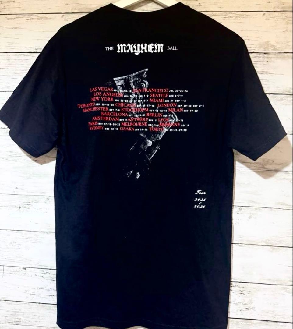 新品 レディガガ Mayhem Ball DANCE OR DIE Tシャツ L