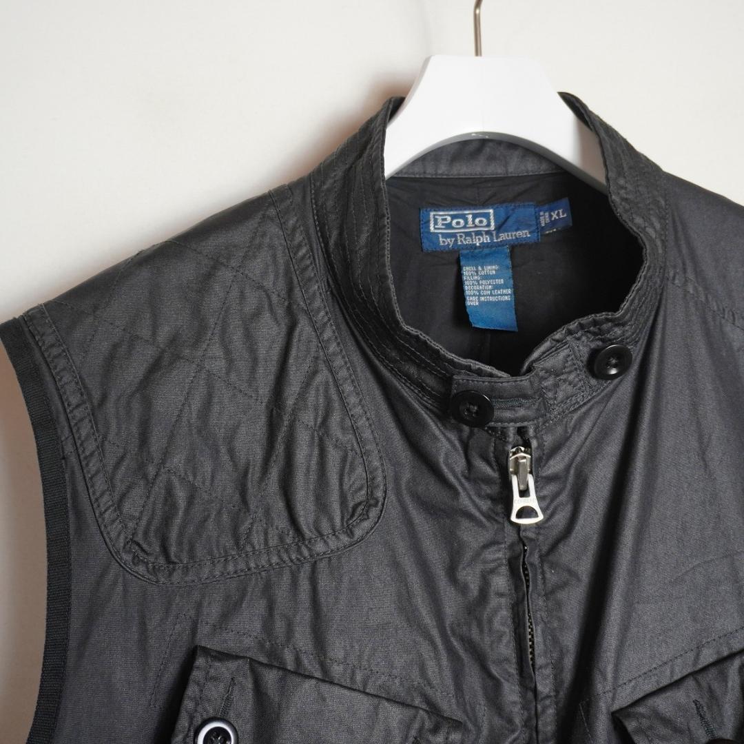 美品 Polo by Ralph Lauren ハンティング ベスト 228P▲