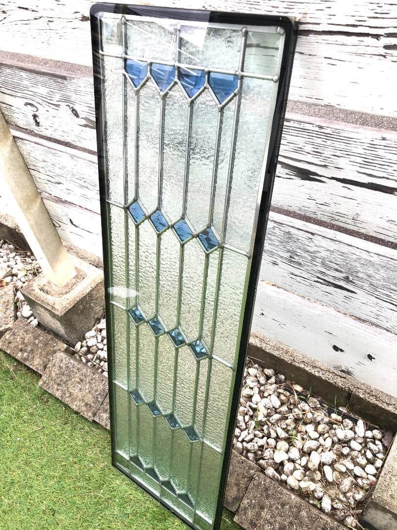 三重構造 大型 ステンドグラスパネル 高性能 住宅 玄関 リフォーム用 DIY