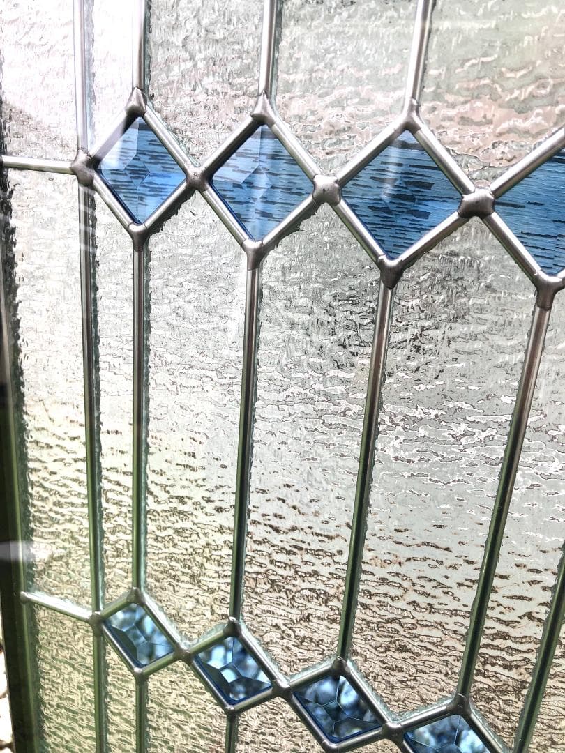 三重構造 大型 ステンドグラスパネル 高性能 住宅 玄関 リフォーム用 DIY