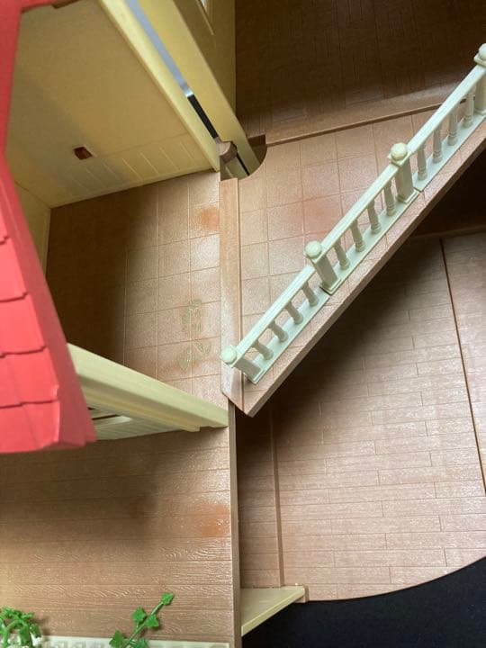 【値下げ】シルバニアファミリー　あかりの灯る大きなお家　家具付き　人形付き